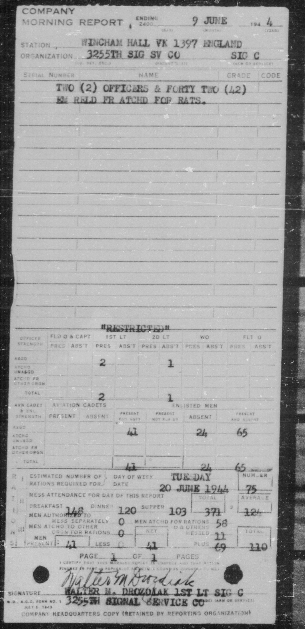 scanned Morning Report