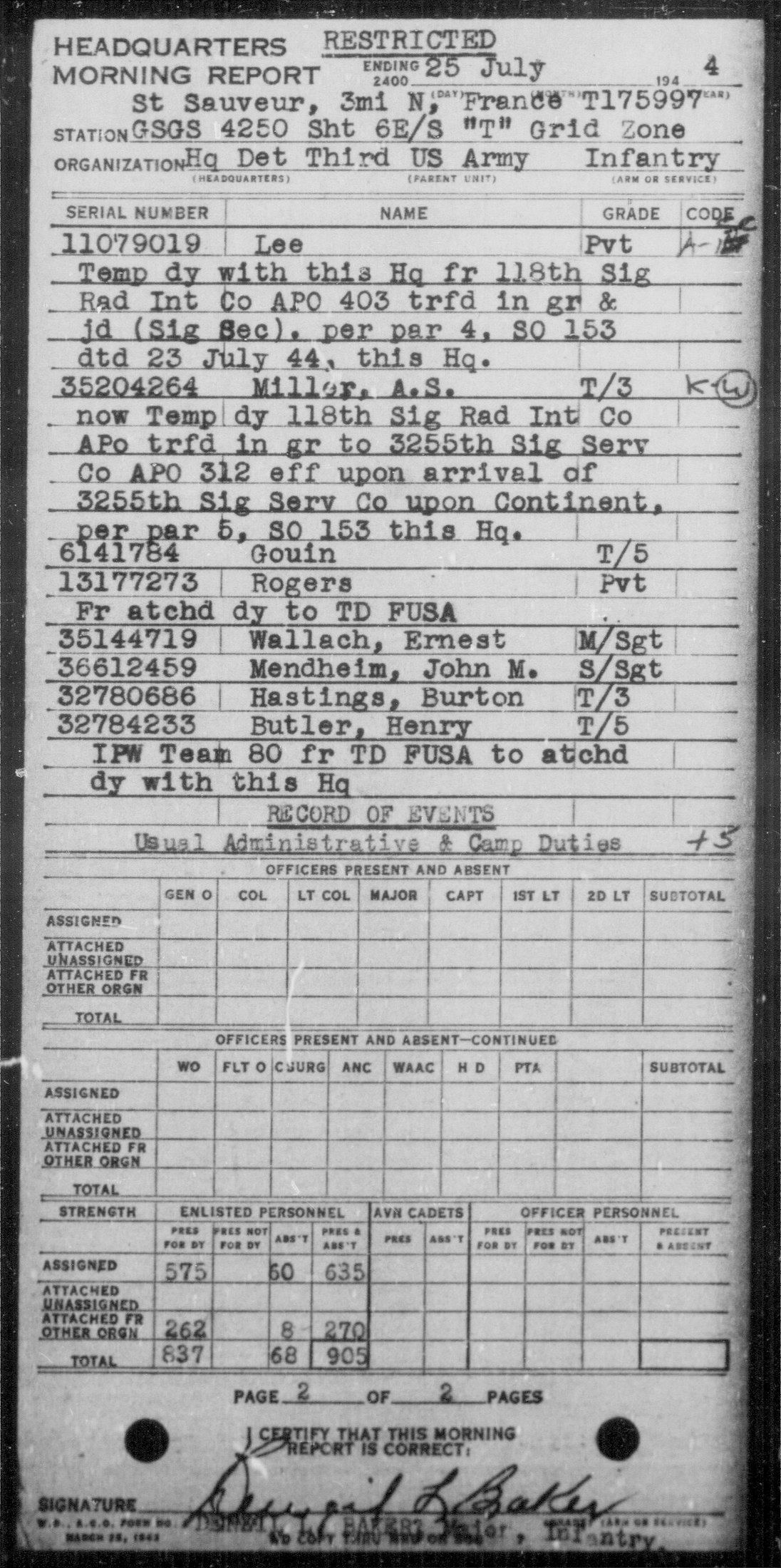 scanned Morning Report