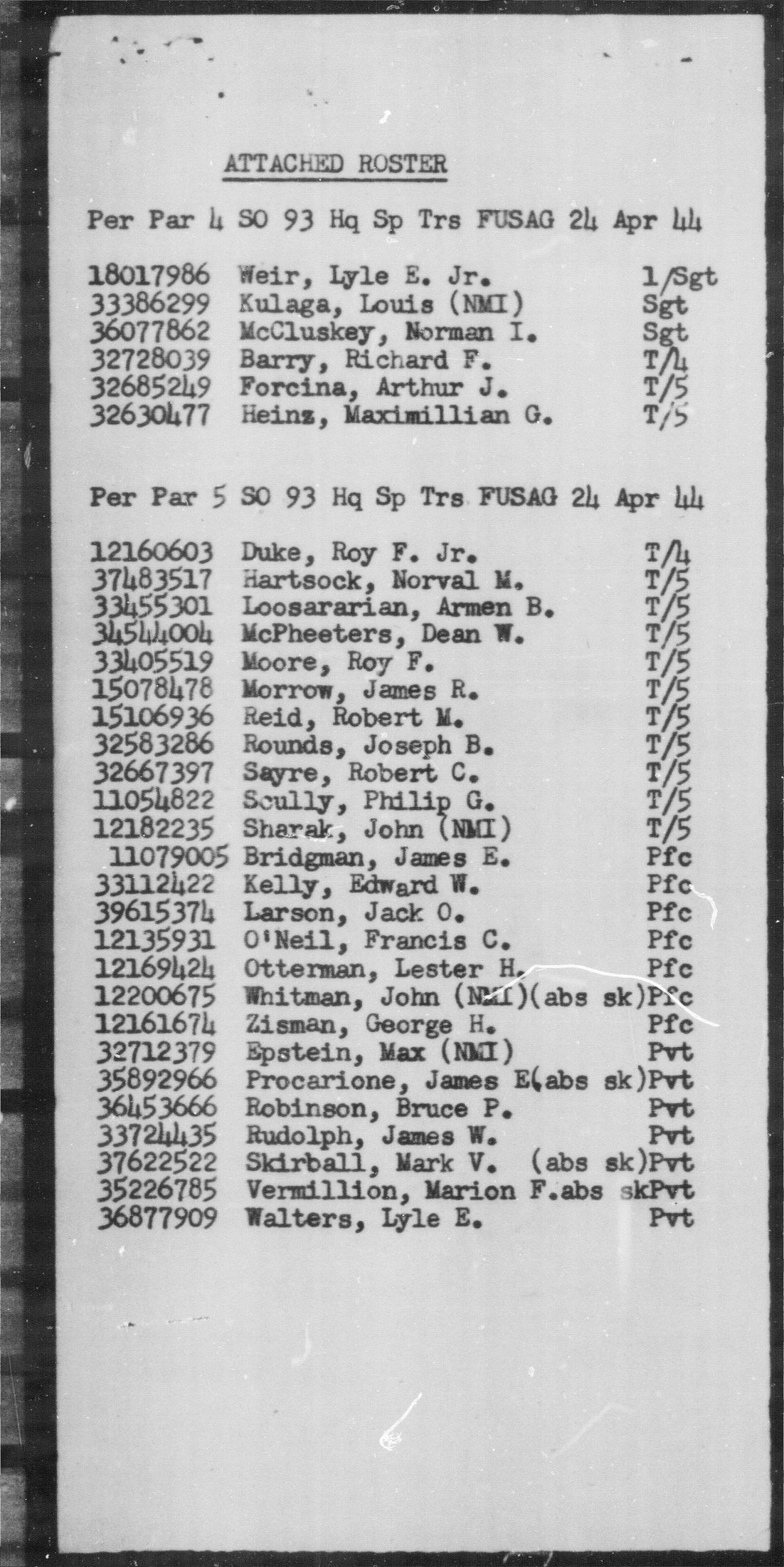 scanned Morning Report
